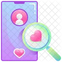 Search Dating Search Date Find Date Icon
