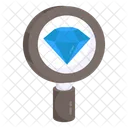 Search Diamond Find Diamond Find Jewel Icon