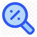 Discount Magnifier Search Icon