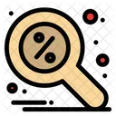 Discount Find Magnifier Icon