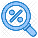 Search Discount Magnifying Glass Icon