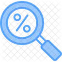 Search Discount Promotion Magnifier Icon