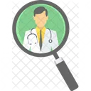 Search Doctor Medical Icon