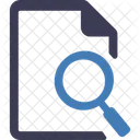 Search Document Analysis Cyberspace Icon