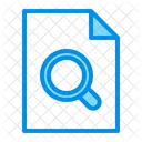 Document File Find Icon