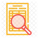 Document Research Color Icon