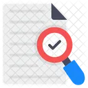 Search Document Search File Content Analysis Icon
