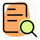 Search Document Search File Find Icon