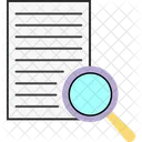 Search Document Document Magnifier Icon