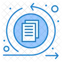 Search Document Document Research Data Process Icon