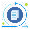Search Document Document Research Data Process Icon