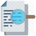 Search Document Magnifying Glass Note Icon