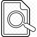 Search Document Data Find Icon