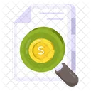 Search Dollar Dollar Analysis Search Money Icon