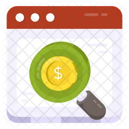 Search Dollar  Icon