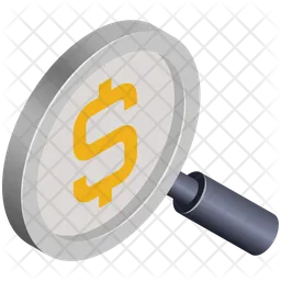 Search Dollar  Icon