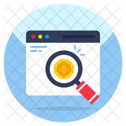 Search Dollar  Icon