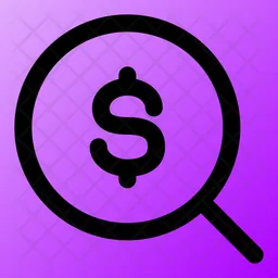 Search-dollar  Icon