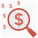 Search Dollar Cash Icon