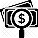 Dollar Under Magnification Icon