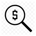 Search Earning Money Icon