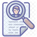 Search Employee Search Talent Searching Profile Icon