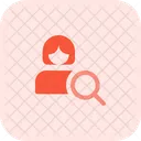 Search Employee Find Employee Business Icon