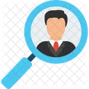 Search Employee Recruitment Magnifier Icon