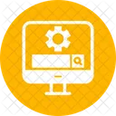 Search Engine Computer Content Management System Icon