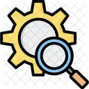Search Engine Gear Diligence Icon