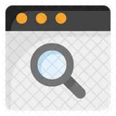 Search Engine Analysis Analytics Icon
