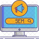 Search Engine Marketing Sem Search Engine Marketing Search Engine Icon