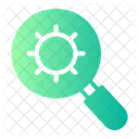 Search Engine Optimization Magnifying Glass Engine Icon