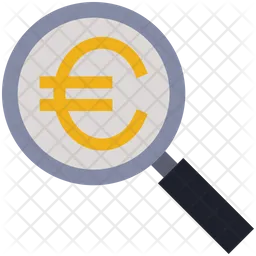 Search Euro  Icon