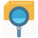 Search File Audit Magnifying Glass Icon