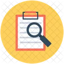 Search File File Scanning Magnifier Icon