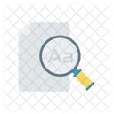 Search Text Document Icon