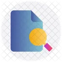 Searching File Magnifier Icon