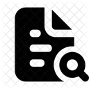 Search File Search Document Find File Icon