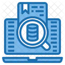 Search Finance Document  Icon