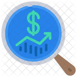 Search Finance Growth  Icon