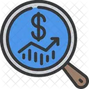 Search Finance Growth Financial Analyst Icon