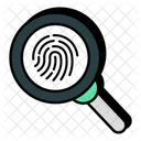 Search Fingerprint Search Thumbprint Fingerprint Analysis Icon