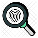 Search Fingerprint Search Thumbprint Fingerprint Analysis 아이콘