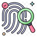 Search Fingerprint Find Fingerprint Search Thumbprint 아이콘