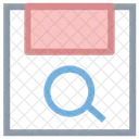 Search Floppy Magnifying Icon