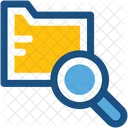 Search Folder Magnifying Icon