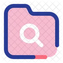 Search Folder Find Magnifier Icon