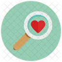 Search Heart Love Icon
