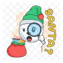 Santa Gifts Search Gifts Bear Gifts Icon